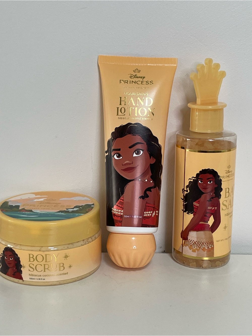 Disney Princess Moana Hand Lotion & Bath Set - Yellow